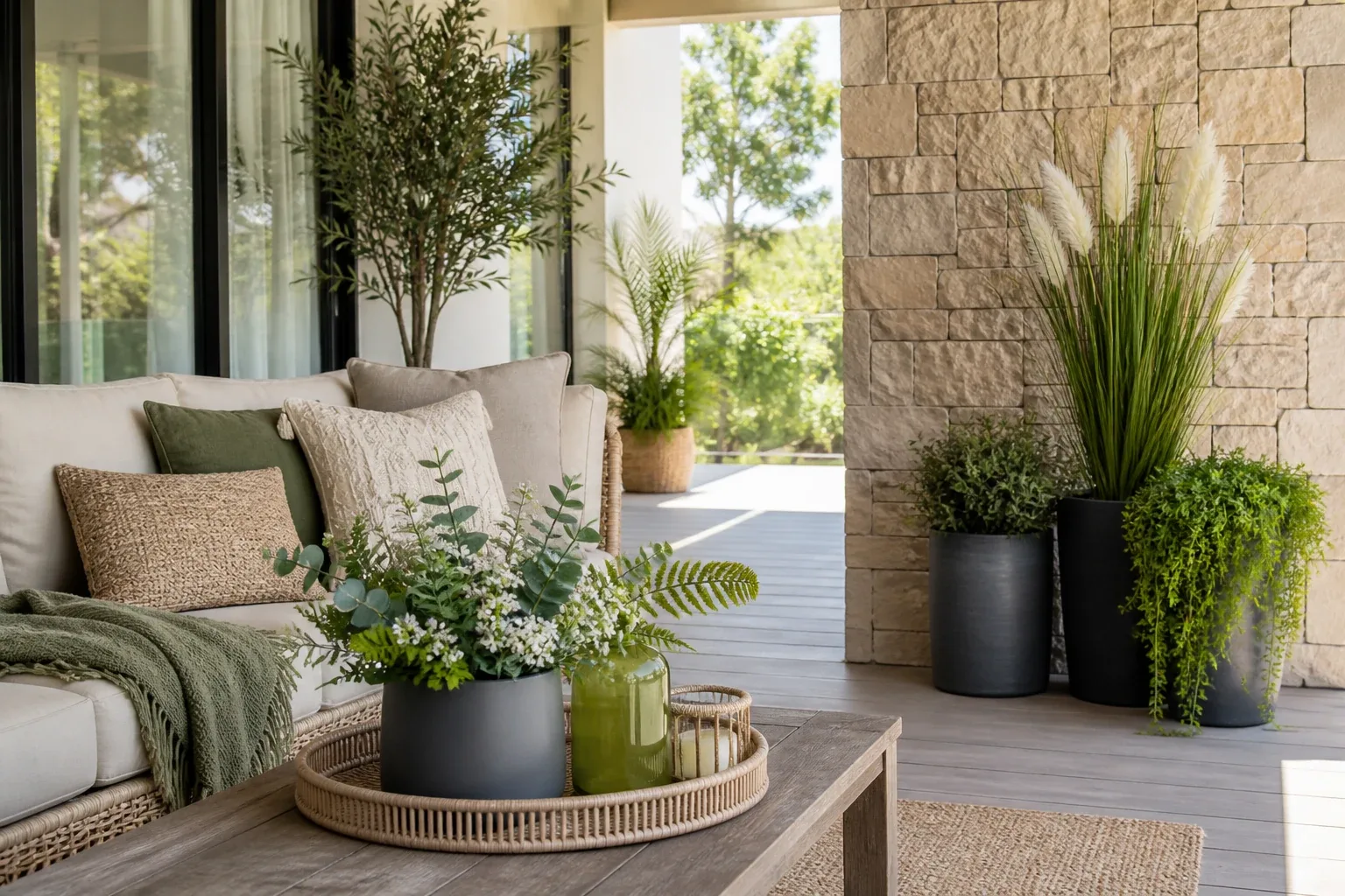 Plantes artificielles pour aménager un jardin ou un décor floral : idées et conseils déco